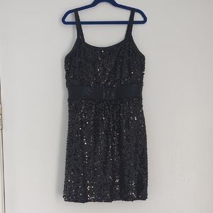 A Wish Come True Black Sequin Dance Costume